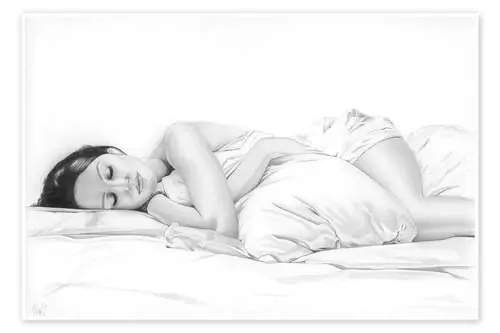 Sunday morning, pencil portrait de Daniel Kiessler