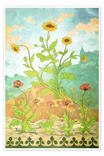Sunflowers and Poppies de Paul Ranson Bridgeman Images