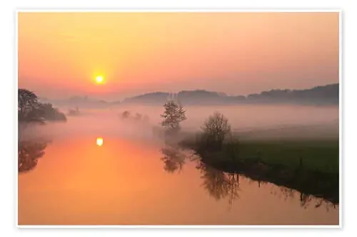 Sunrise with mist de Bernhard Kaiser