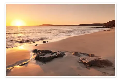Sunset at a beach, Lanzarote de Markus Lange