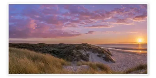 Sunset beach at Zeeland the Netherlands de Remco Gielen