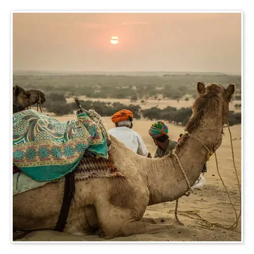Sunset in the Thar Desert de Sebastian Rost