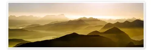 Sunset over the Jachenau de Michael Rucker