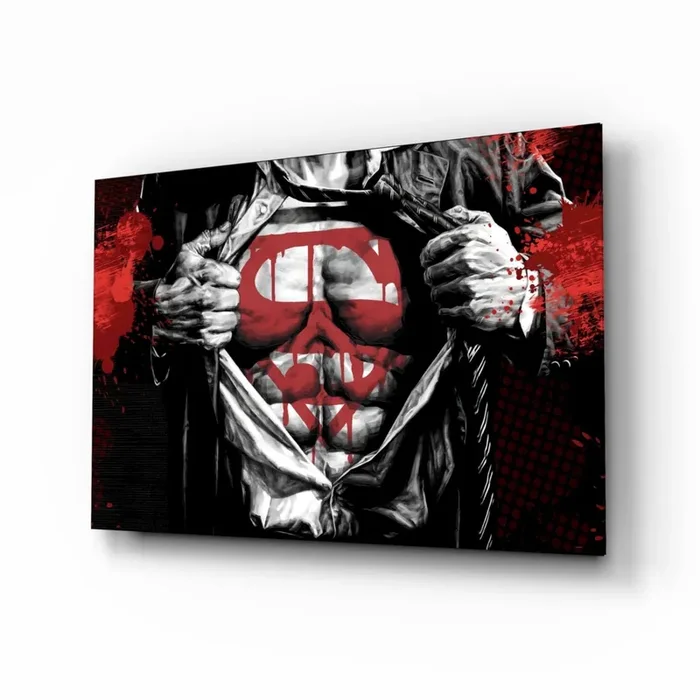 Superman Glass Wall Art – 28.5 » x 18 «