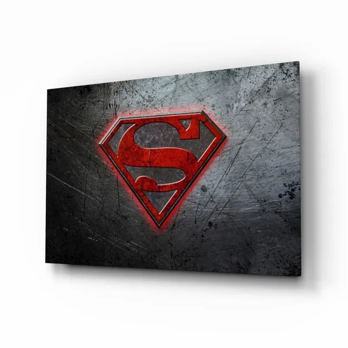Superman Glass Wall Art – 28.5 » x 18 «