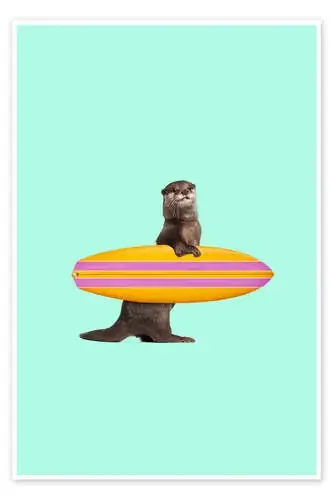 SURFING OTTER de Jonas Loose