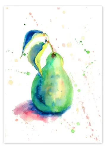 Sweet pear watercolor Editors Choice