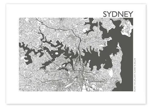 Sydney – mapa de la ciudad de 44spaces