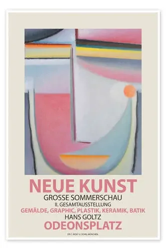 Symphony in Pink, Munich Art Exhibition de Alexej von Jawlensky Exhibition Posters