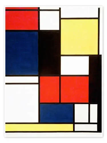 Tableau II de Piet Mondrian Master Collection