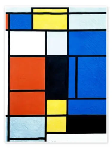 Tableau No. 1 de Piet Mondrian ARTOTHEK