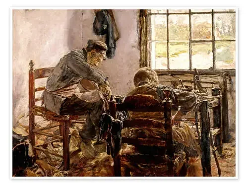 Taller de zapatero de Max Liebermann Master Collection
