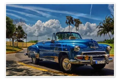 Taxi azul vintage Editors Choice