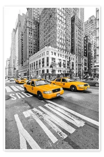 Taxis amarillos de Nueva York de Marcus Klepper