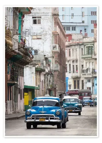 Taxis en Avenue Colon, Cuba de Lee Frost Robert Harding