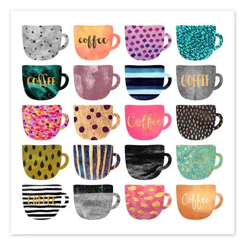 Tazas de café bonitas de Elisabeth Fredriksson