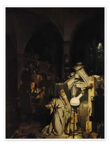 The Alchymist de Joseph Wright of Derby Bridgeman Images