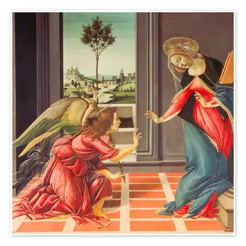 The Annunciation of Mary in Cestello de Sandro Botticelli ARTOTHEK