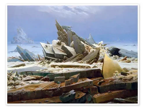 The Arctic (of the Hope) de Caspar David Friedrich ARTOTHEK