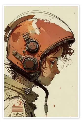 The Astronaut Girl de Durro Art