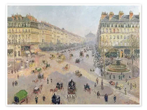 The Avenue de L‘Opera de Camille Pissarro Bridgeman Images