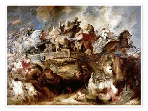 The Battle of the Amazons de Peter Paul Rubens Master Collection
