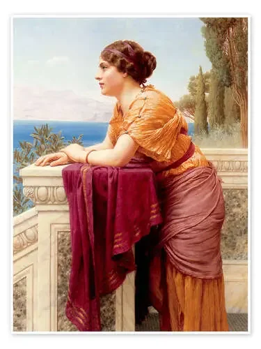 The Belvedere de John William Godward Master Collection