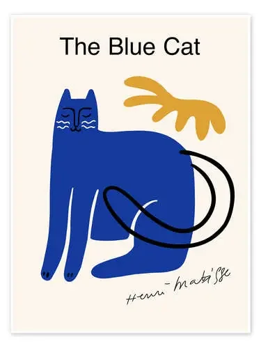 The Blue Cat, Matisse Exhibition Posters