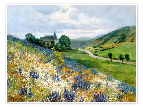 The Blue Flower de Fritz von Wille ARTOTHEK