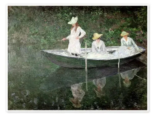 The Boat at Giverny de Claude Monet Bridgeman Images
