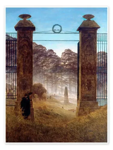 The Cemetery de Caspar David Friedrich ARTOTHEK