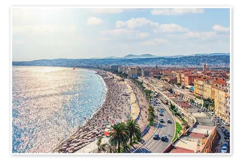 The City of Nice in Summer de Manjik Pictures