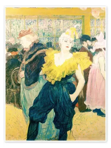The Clowness Cha-u-kao de Henri de Toulouse-Lautrec akg-images