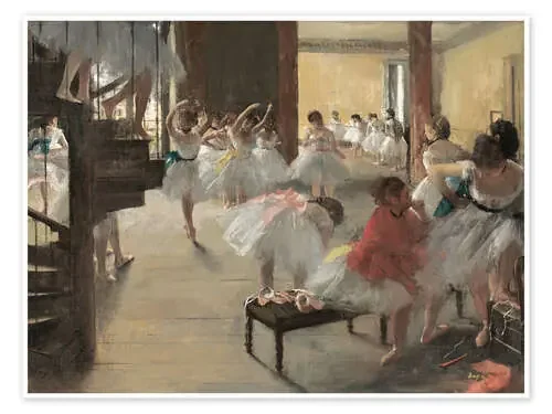 The Dance Class de Edgar Degas Everett Collection