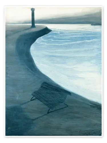 The dike, Ostend de Léon Spilliaert ARTOTHEK