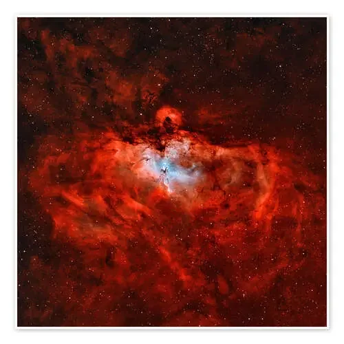 The Eagle Nebula in the constellation Serpens de Rolf Geissinger Stocktrek Images