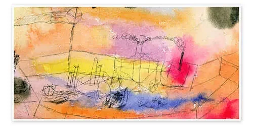 The Fish in the Harbour, 1916 de Paul Klee Bridgeman Images