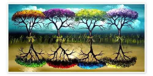 The four Seasons I de Theheartofart Gena