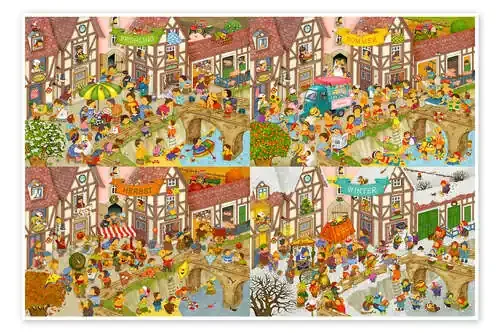 The four seasons in my village de Marion Krätschmer