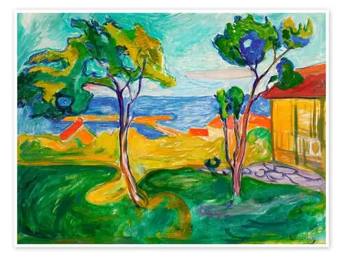 The garden at Åsgårdstrand, 1905 de Edvard Munch ARTOTHEK