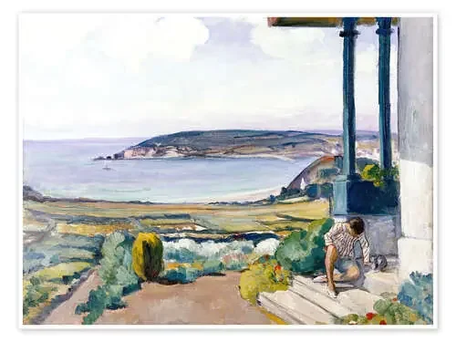 The Garden on the Morgat Bay de Henri Lebasque Bridgeman Images