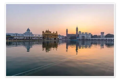 The Golden Temple at sunrise, Amritsar, India de Fabio Lamanna