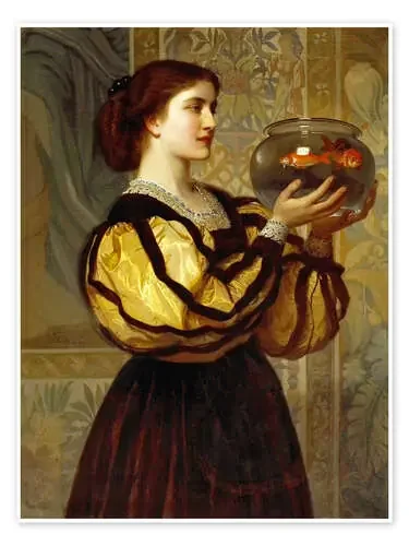 The Goldfish Bowl de Charles Edward Perugini Master Collection