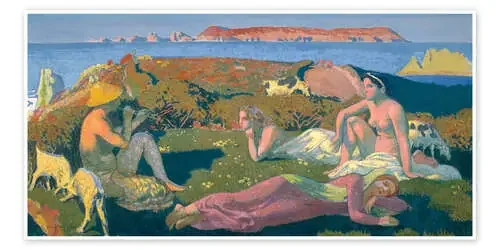 «The Green Beach», Perros Guirec, 1909 de Maurice Denis akg-images