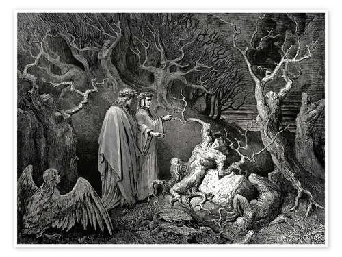 The Inferno, Canto 13 de Gustave Doré Master Collection