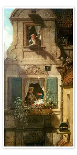 The intercepted love letter de Carl Spitzweg akg-images