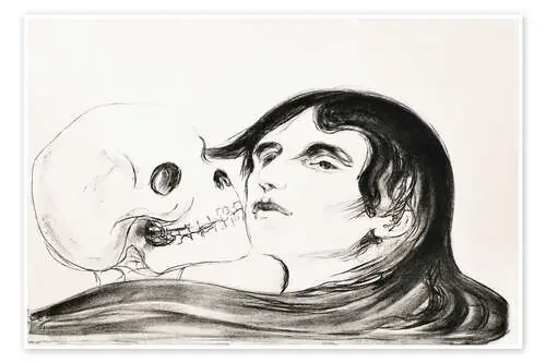 The Kiss of Death de Edvard Munch Master Collection