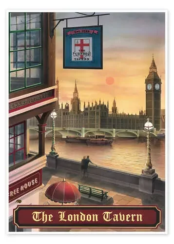The London Tavern de Peter Green‘s Pub Signs Collection MGL Licensing