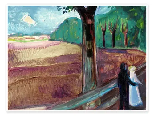 The Lovers de Edvard Munch Master Collection