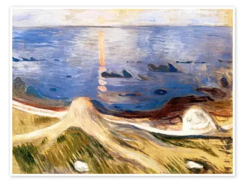 The Mystery of a Summer Night de Edvard Munch Master Collection